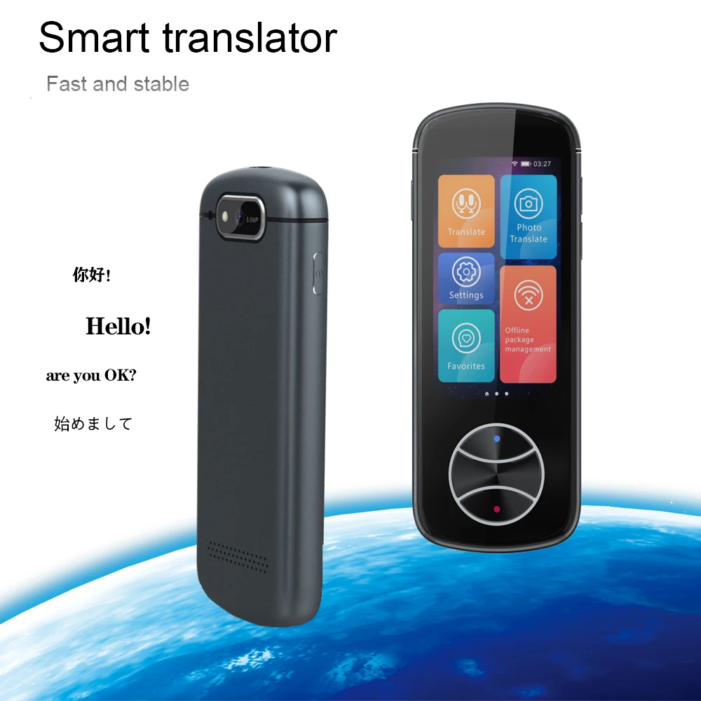 New Sales Instant Voice Smart Translator V10 Support 107 Languages 12 Offline Photo and WIFI Translation