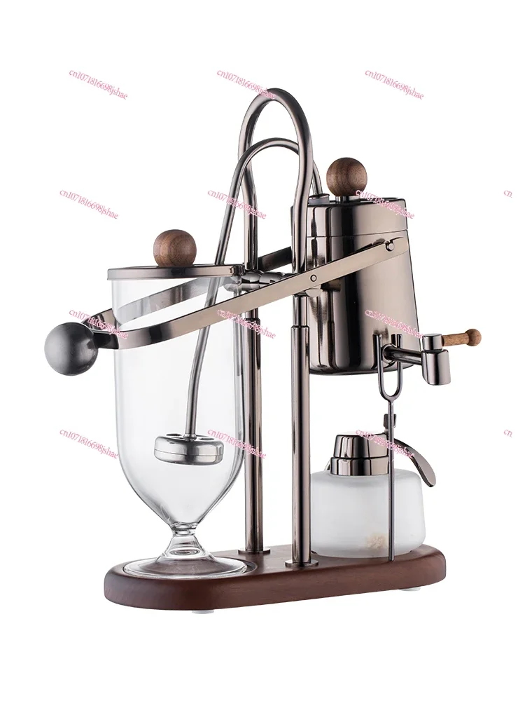 Imperial M6 Royal Belgian Siphon Coffee Pot, Alcohol Lamp Home European Retro Tea Brewing Coffee Machine Set