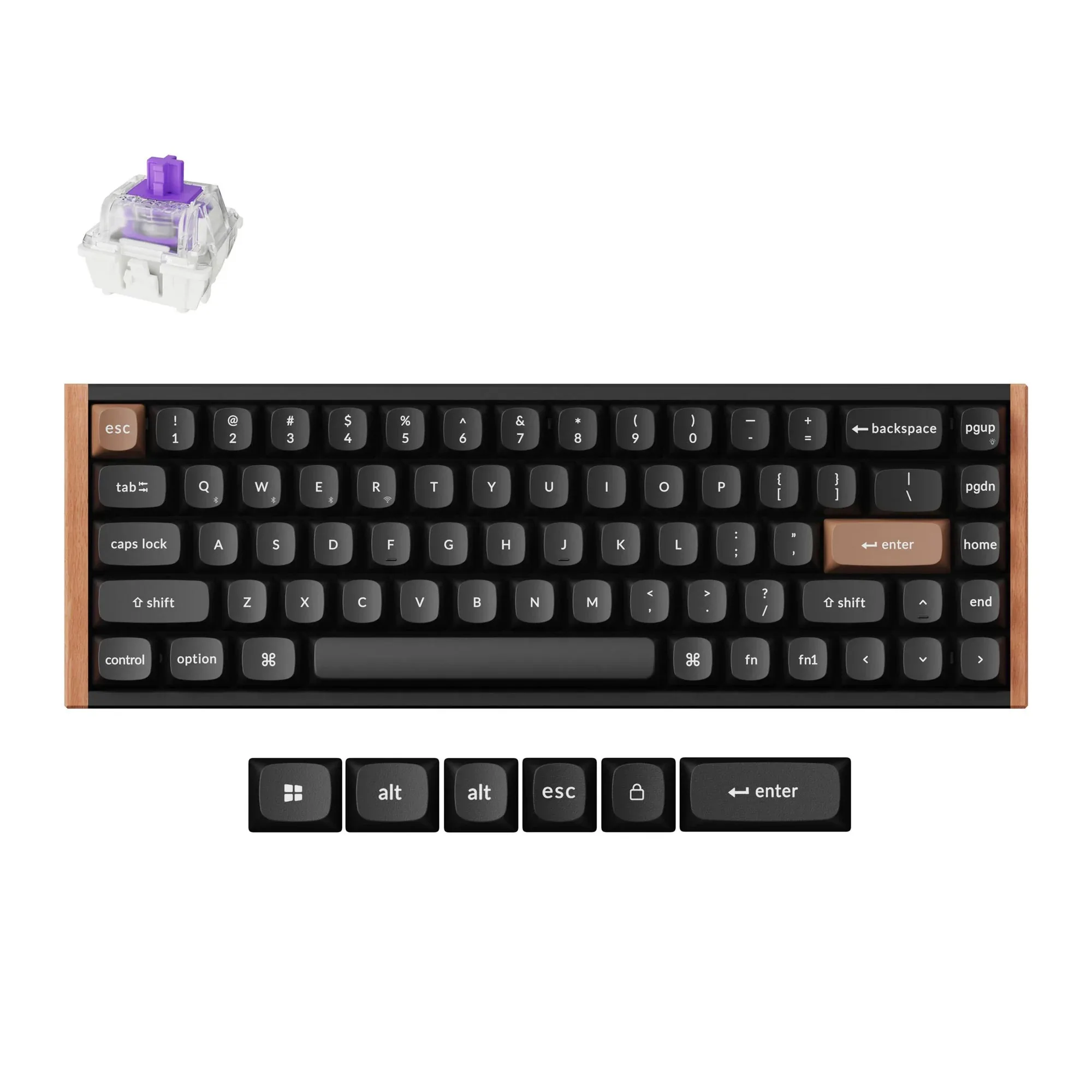 

Keychron K6 HE Wireless Magnetic Switch Custom Keyboard Special Edition RGB Backlight Double-Shot PBT Keycap