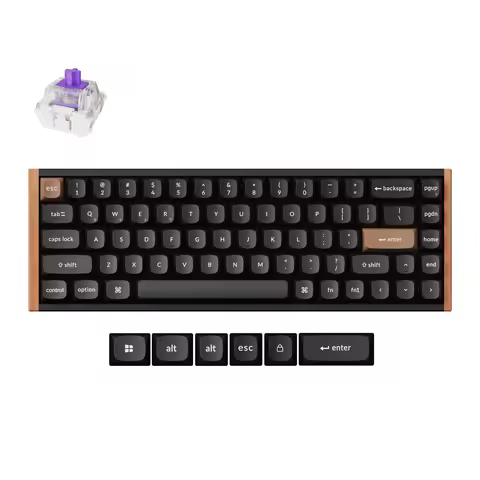 Keychron K6 HE Wireless Magnetic Switch Custom Keyboard Special Edition RGB Backlight Double-Shot PBT Keycap