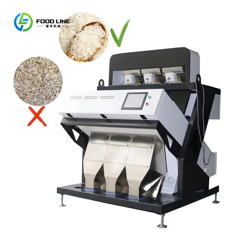 Customized Versatile Food Color Sorter Machine Not Only for Rice but Also for Beans Wheat Sesame Multi Purpose Grain Sorter