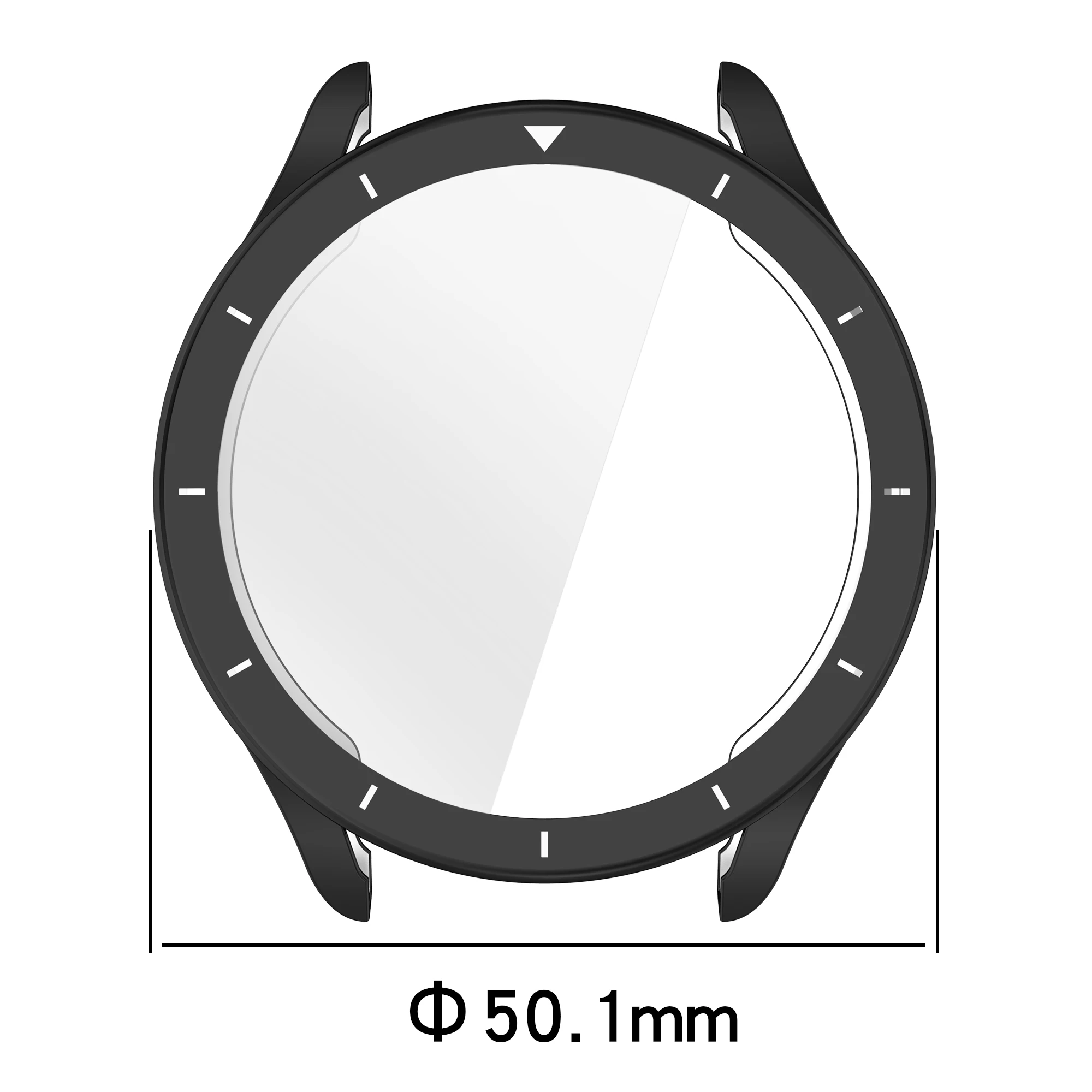 TPU Protective Case For Xiaomi Watch S5 Full Coverage Shockproof Bumper Cover Anti-Scratch