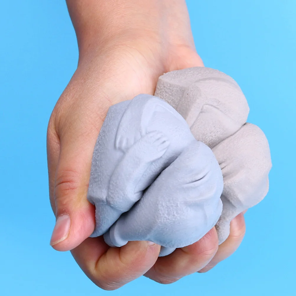 

1pc Cute Tpr Moai Squeeze Funny Stress Fidget Squeezing For Office Boredom Relief Smooth Comfortfunny Prank Prop Cartoon Shaped