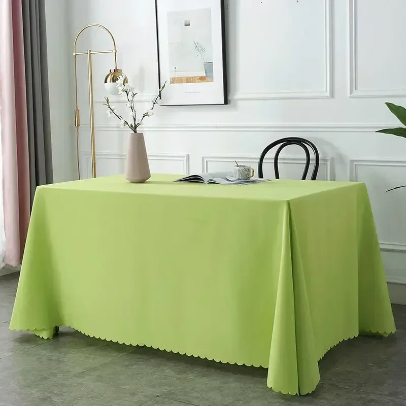 

2024 Table cloth polyester tablecloth round table cloth circular solid white