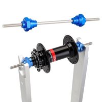 Hub Tool Rim Tuner Thru Axle Adaptor Wheel Truing Stand Adapter For Wheel Truing Stands Hub Repair Tool Bike Thru Axle Adaptor