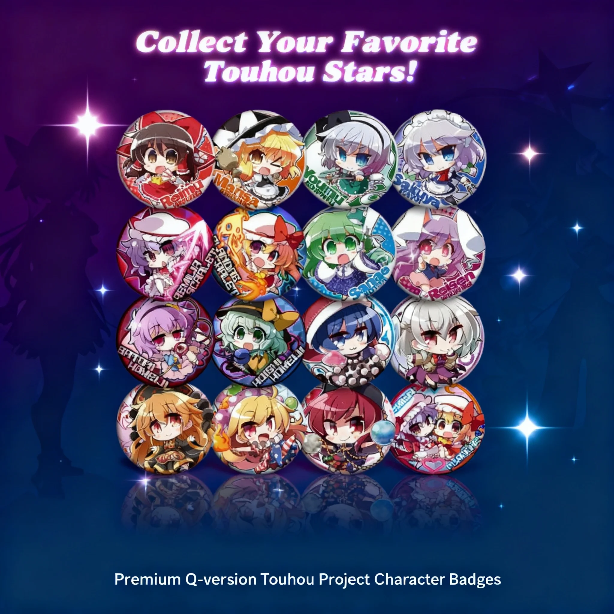 

Аниме-значок-брошь C-типа Oriental Project Touhou Reimu, аксессуары для косплея, значок-пин, мерч, декор для подвешивания, фан-арт