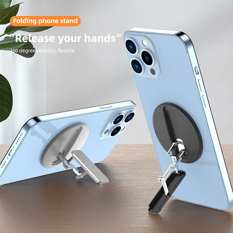 Suitable for MagSafe Apple iPhone 12&13 full series aluminum alloy magnetic bracket can rotate 360° For iPhone 13 12 Accessories