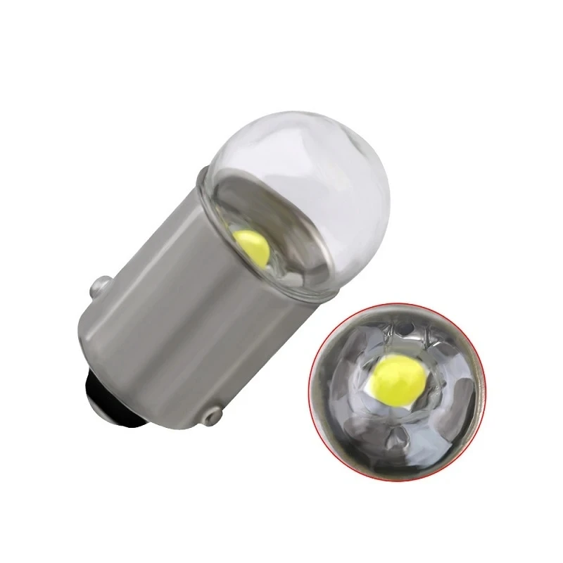 4/10Pcs BA9S T4W Car Bulbs T2W T3W H5W Interior Lamp Reading License Plate Lights 1 LED 3030 SMD DC 12V 12913 12910 12929 White