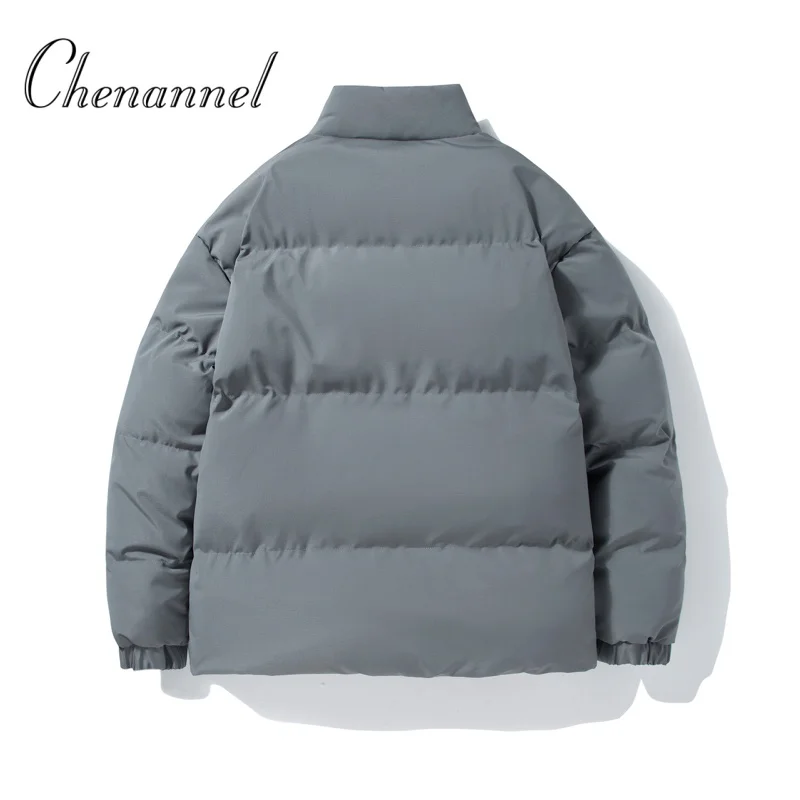 

Autumn Winter New Men's Puffer Jacket Warm Cotton Padded Parkas Men Clothing Outdoor Camping Water Repellent Fashion Casual Coat
