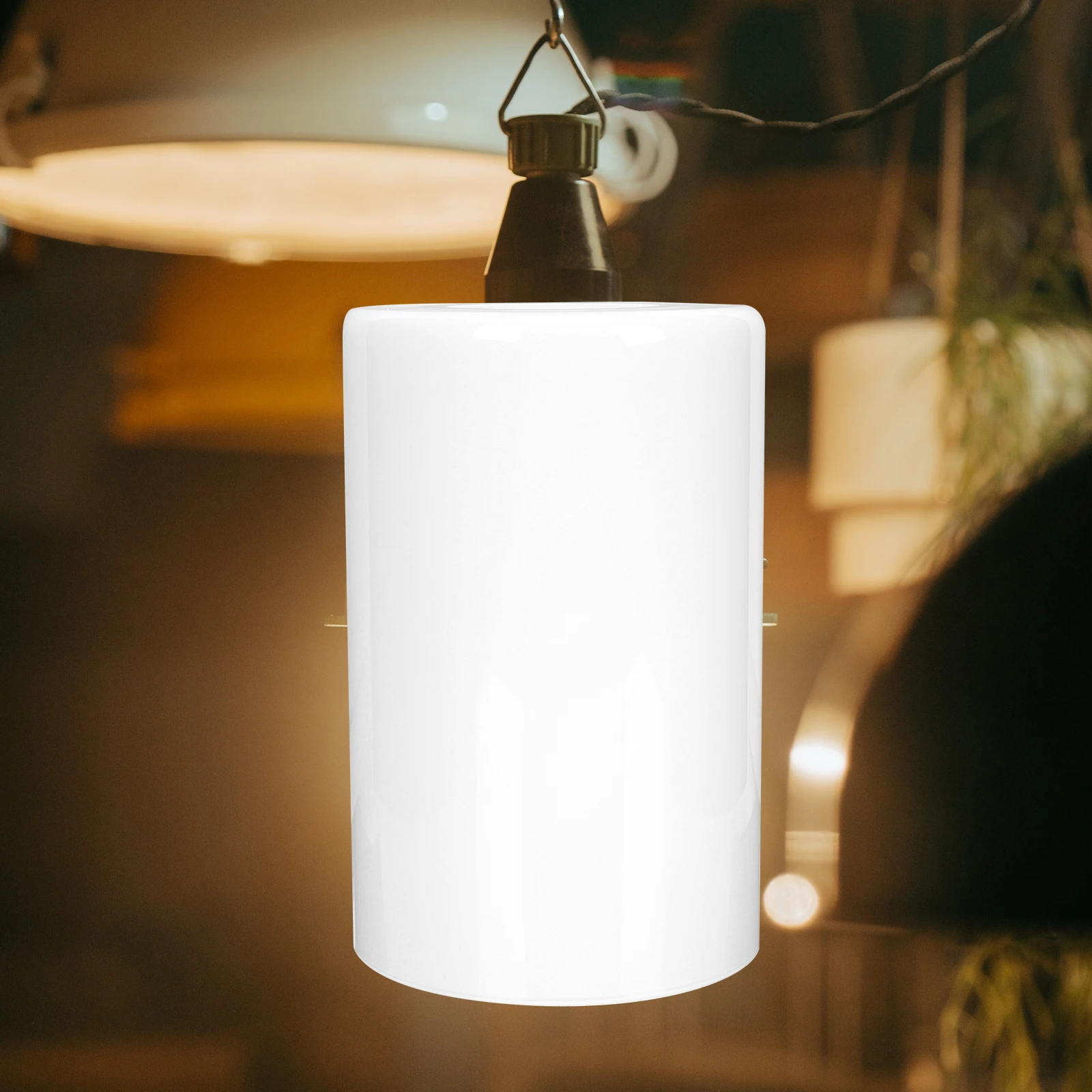 

Glass Lamp Shade Transparent Craft Lighting Device Accessory Simple Multifunctional Protective Cover for Home Decor Table Desk