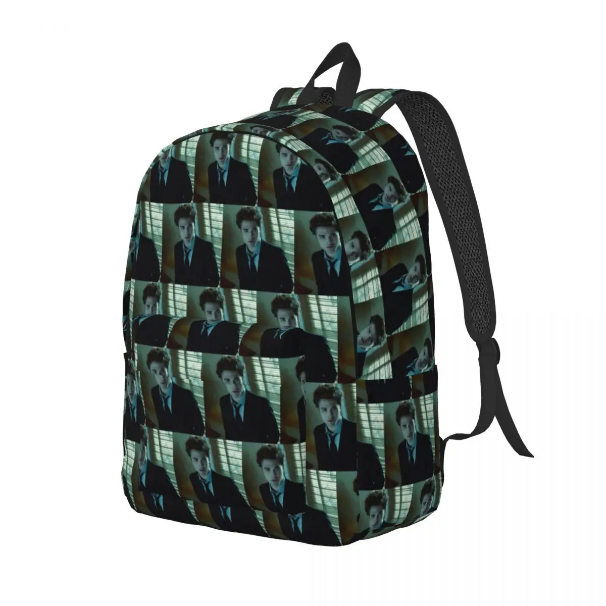 The Twilight Saga Edward Cullen Student Backpack School Bag Hiking Travel Daypack for Men Women Bookbag Shoulder Bags