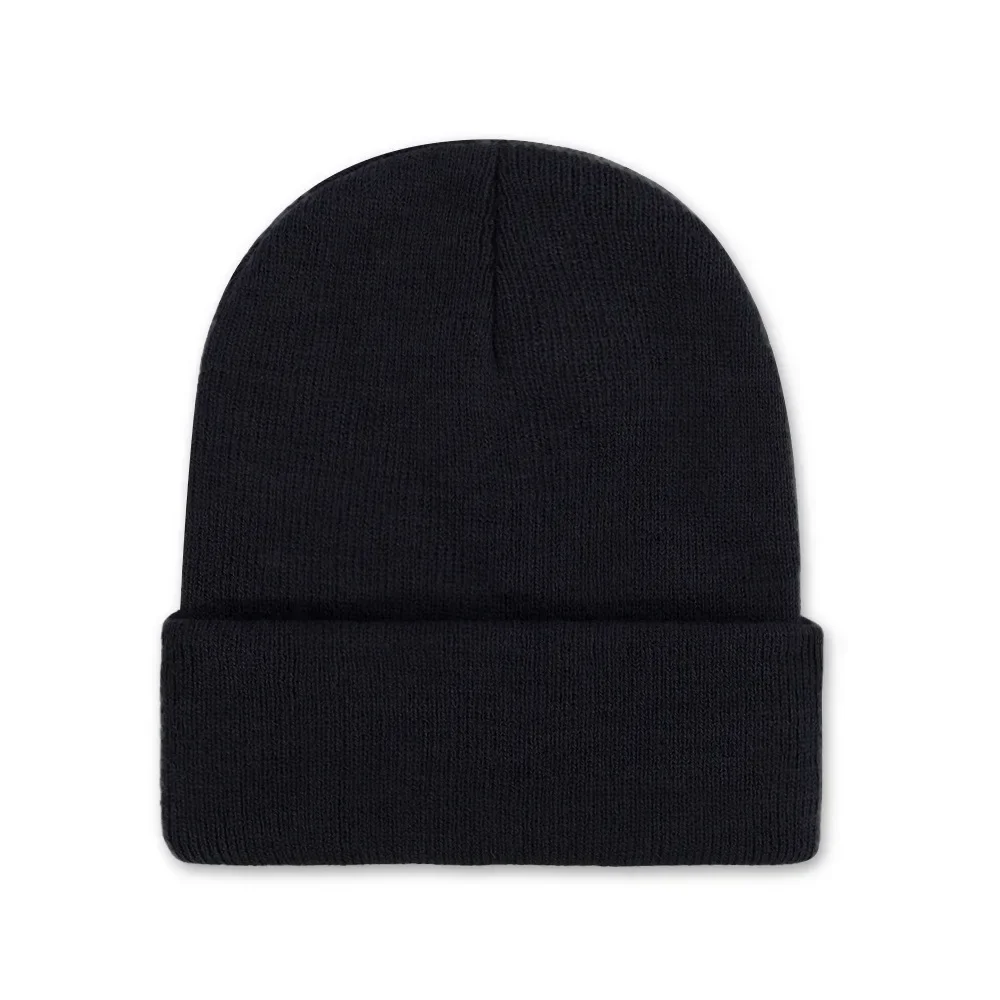 Custom Logo Winter Hats for Unisex New Beanies Knitted Solid Cute Hat Lady Autumn Female Beanie Caps Warmer Bonnet Men Wholesale