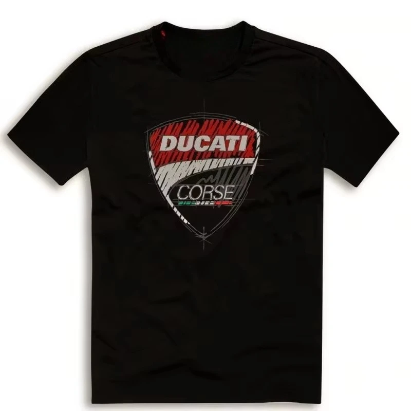 Heißer Verkauf Motorradfahrer Ducati T-Shirt Outdoor-Sport-Rennanzug 2025 Neu Schnelltrocknend Übergroß Sommer Kurzarm – Detail 10