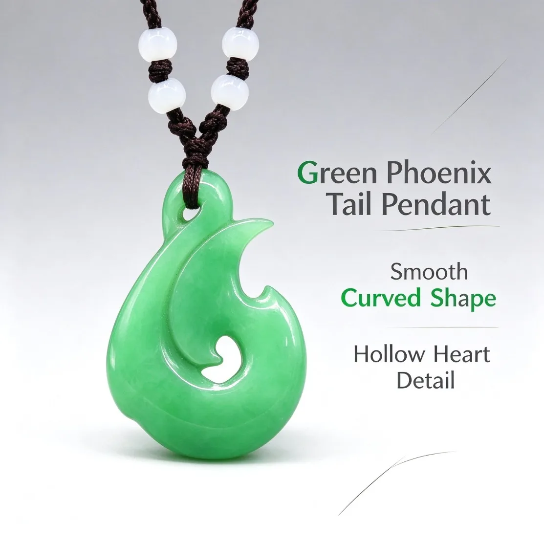 Natural Green Jadeite Flame Pendant Necklace Imperial Green Jade Lucky Amulet Sweater Chain Jewelry Daily Wear Healing Gifts view 2