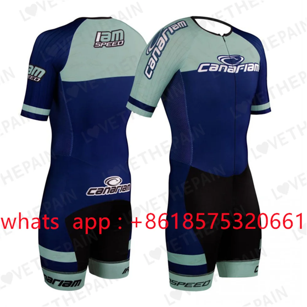 

Мужской комбинезон для скоростного катания Canariam 2026: для роликовых коньков, скоростных гонок, велоспорта, прыжков на коньках, профессиональный комбинезон-скинсют