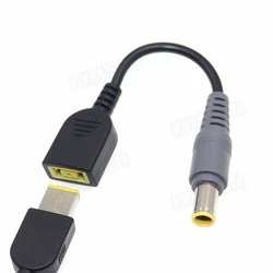 DC Square USB Plug Female To 7.9x5.5mm Male Power Adapter Converter Connector Cable Cord for Lenovo Thinkpad Charger Adapter