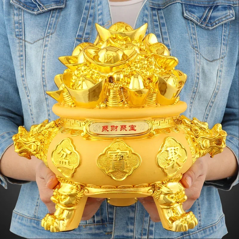 

#v Fall Prevention Pendant Money Box Chinese Style Minimalism Large Lucky Coin Money Box Student Originality Cofre Home Decorati