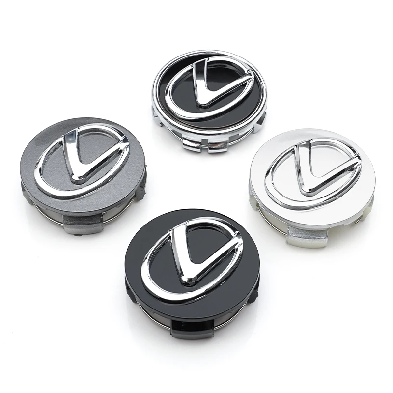 4 Uds. Tapas de cubo central de rueda de coche de 62mm para Lexus RX330 IS250 Ct200h ES300h RX350 IS300h ES350 cubiertas de cubo de rueda de neumático de coche Accesorios