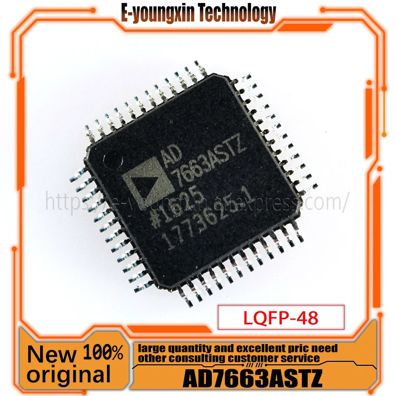 AD7663ASTZ AD7663 LQFP-48 IC Analog to Digital Converters - ADC 16-Bit