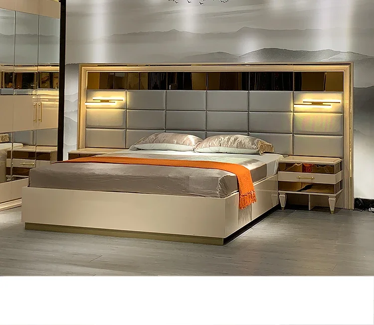 

Queen Bed European Bedroom Furniture Set Luxury Royal
