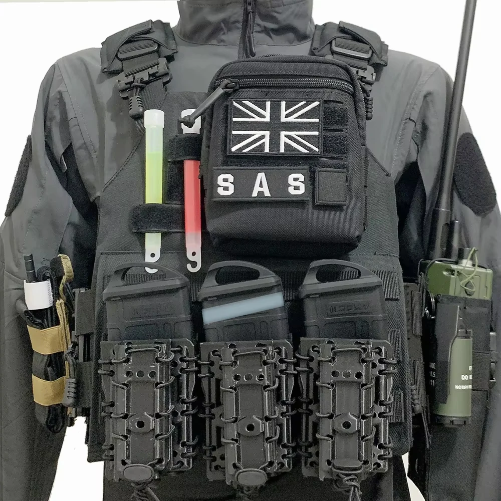 Airsoft Call of Duty 19 COD Ghost Nightwar Style Plate Carrier & Helm Set Call of Duty 19cos Service Comic Exhibition Equipment
