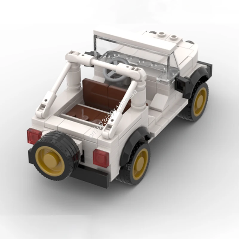 230 pièces MOC marguerite ducs jeepped cj7 ville modèle blocs de construction Architecture jouets modulaires assembler des cadeaux de noël