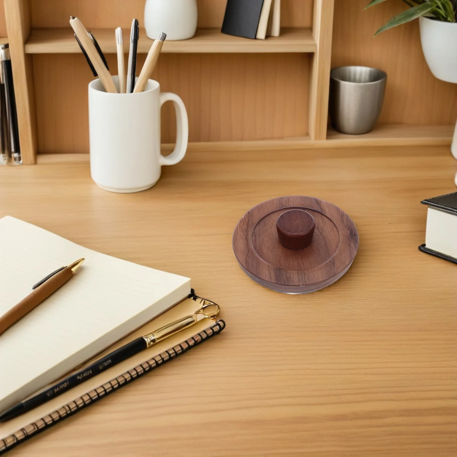 

2Pcs Wood Cup Lid Natural Wooden Mug Cover Cup Accessories for Tea Coffee Water Bottles Tea Set Accessories Wooden Mug Lid