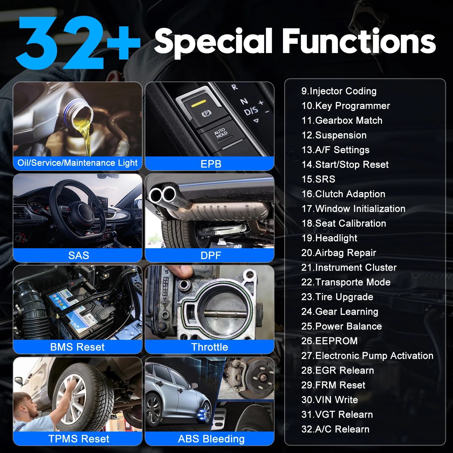 Picture 4: X100 PADS Auto IMMO Key Programming Scanner Built-in CAN FD All Key Lost OBD2 All Systems Diagnostic Tools