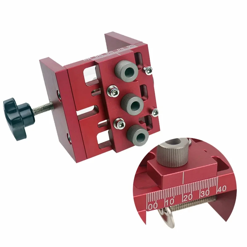 Приспособление для сверления дюбелей 3 в 1, перфоратор для деревообработки, набор инструментов, направляющая для сверления, зажим из алюминиевого