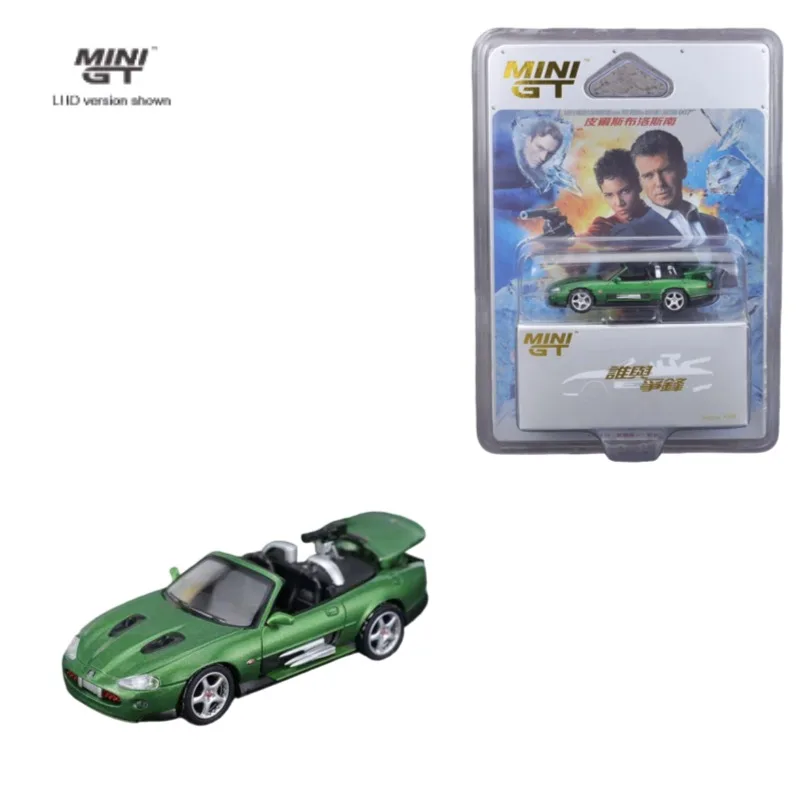 

MINI GT 1:64 Jaguar XKR "Day of Death" 007 Series Cast-pressed Simulation Alloy Car Model, Boys' Toy Collection Decoration Item.