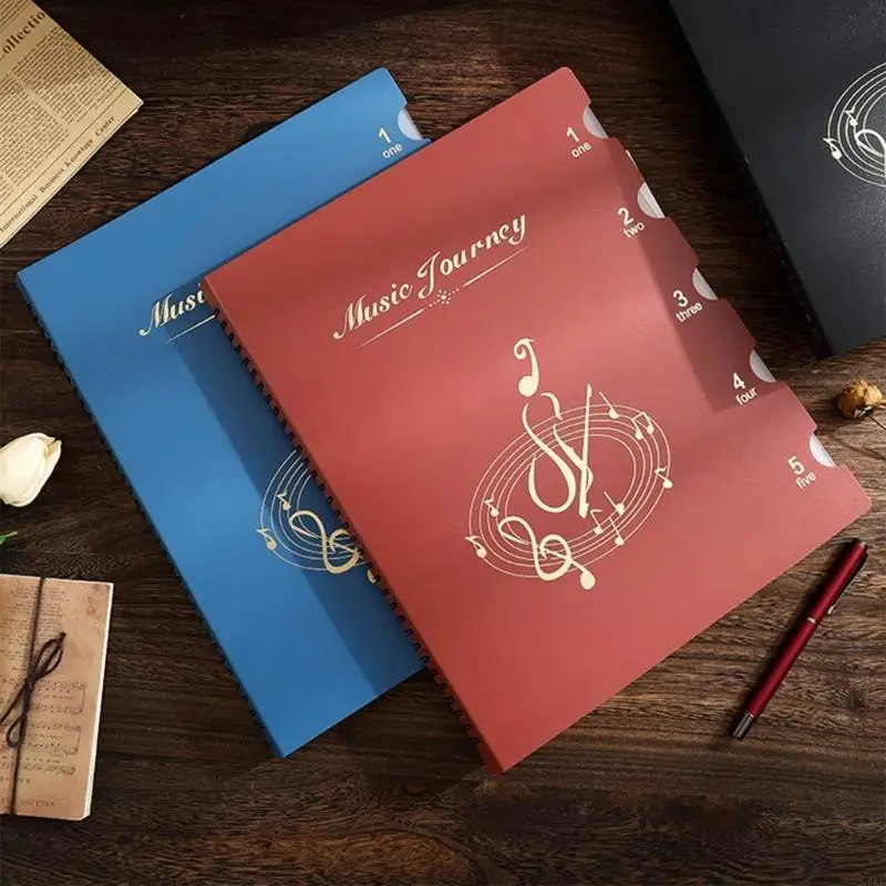 

Папки с классификационными нотами формата А4 с матовой обложкой и сменными страницами для хранения листов для фортепиано, K1KF