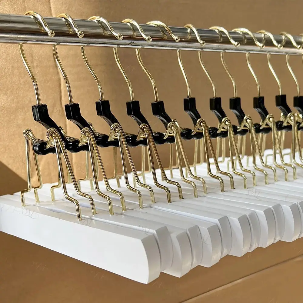 

ARLANY Hair Extension Hanger Wooden Double Side Storage Holder for Clip in Extensions Bundles Hairpiece Pants Hanger for Clothes