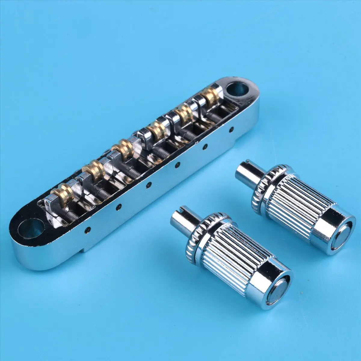 【black-huodong】6x-silver-tune-o-matic-electric-roller-saddle-bridge-lp-electric-guitar-bridge-made-in-korea