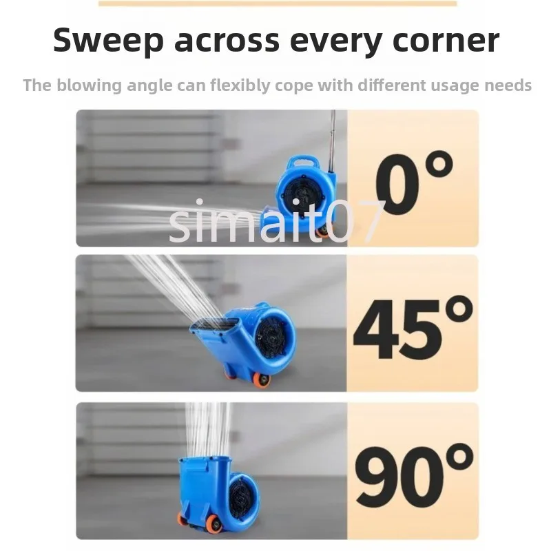 High-Power Floor Dryer - Commercial & Household Use for Bathroom, Toilet Strong Dehumidification