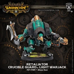 Modelo kit kit resina warmachine retaliador cadinho guardtm luz warjack