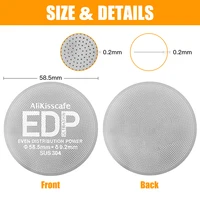 AliKisscafe Coffee Puck Screen 51mm 53.5mm 58.5mm 49.5mm 57.3mm Metal Filter 0.2mm Thickness Espresso Accessories Barista Tools 3