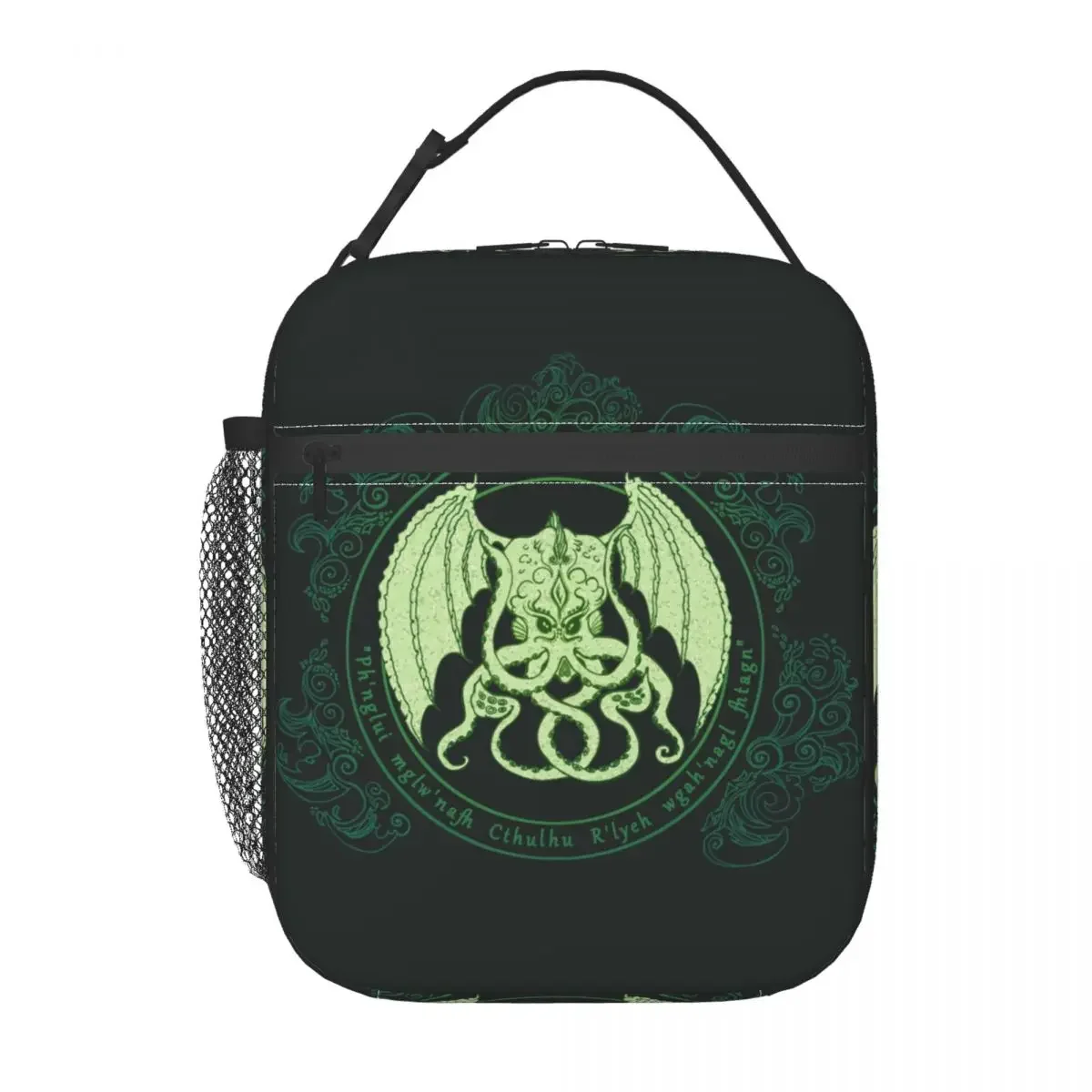 The Call Of Cthulhu Lovecraft Insulated Lunch Bags Horror Octopus Tentacle Portable Cooler Thermal Bento Box Work Travel