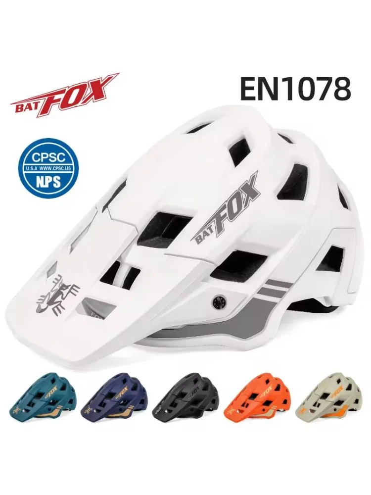 AliExpress UK BATFOX MTB DH Cycling Helmet Ultralight Road Mountain Bike Bicycle Integrally-molded Helmet Men