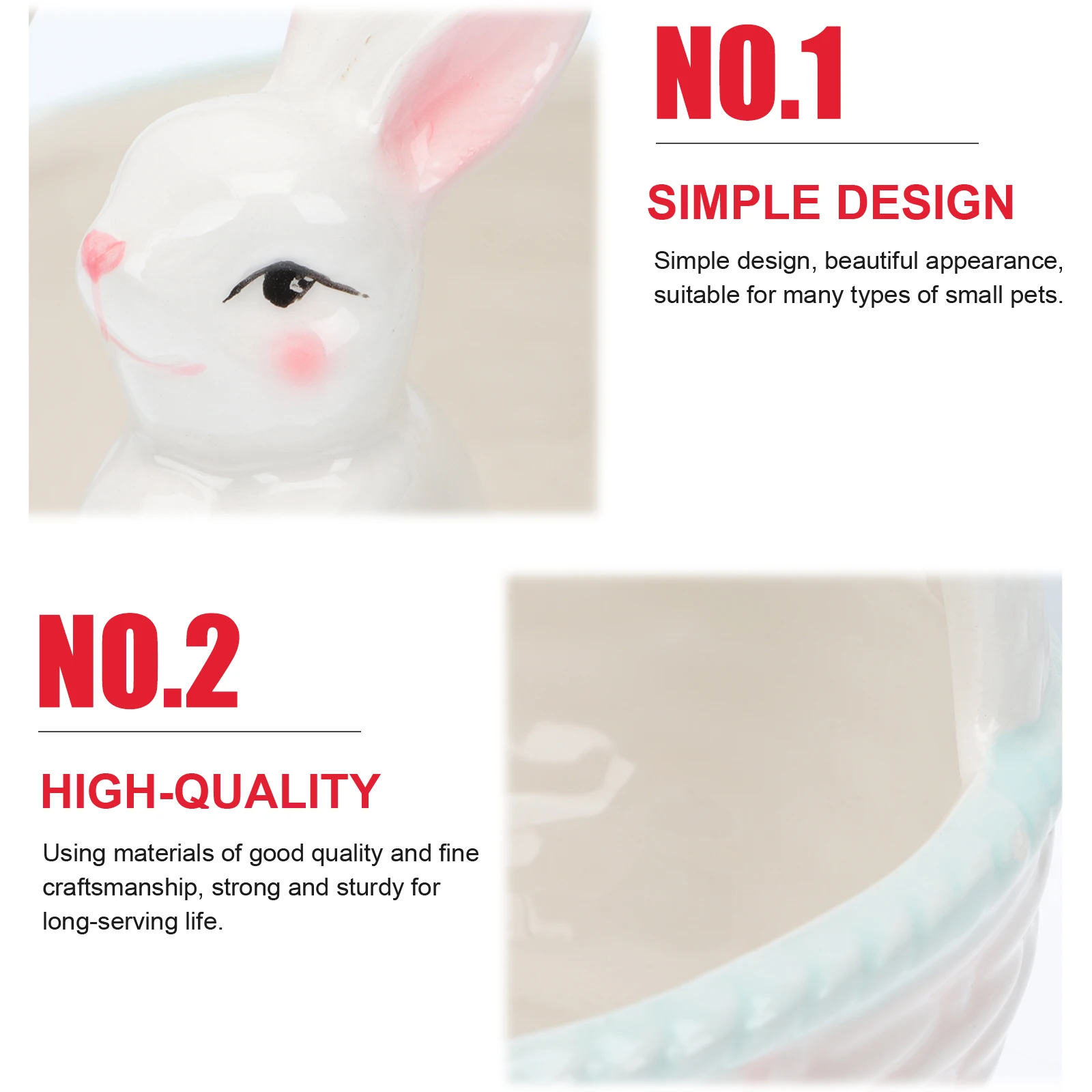 

Rabbit Basket Adornment Perfect Gift for Housewarming Christmas Mother's Day Wedding Easter Children's Day Easter Rabbit Decor