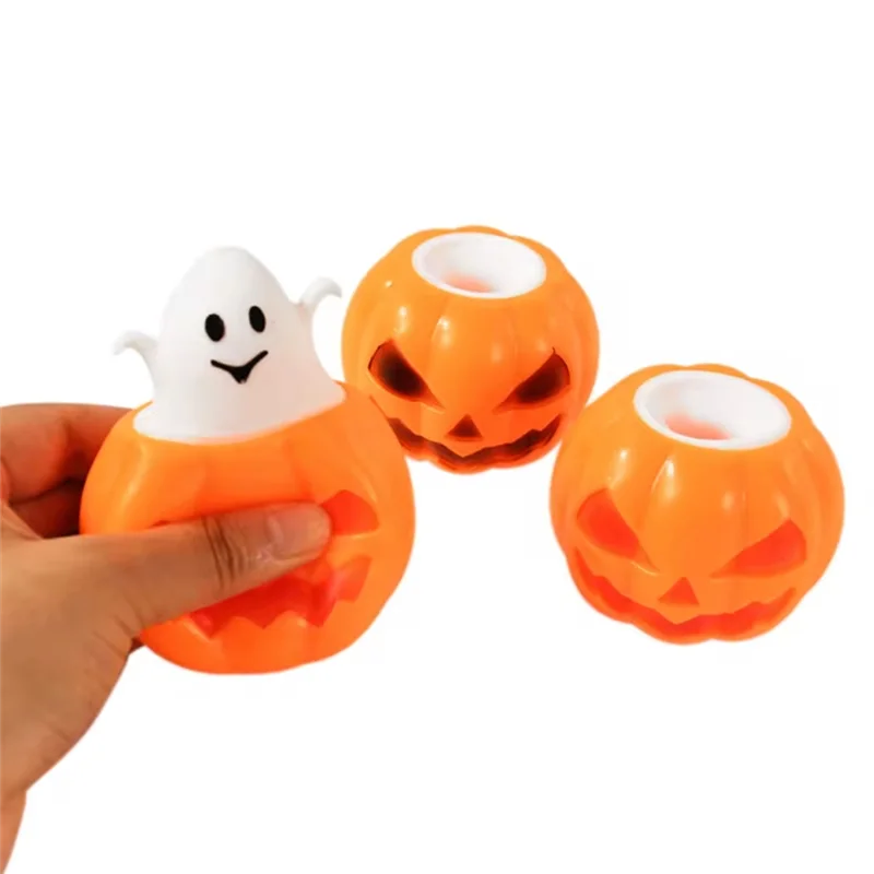 

A87ihalloween Pumpkin Ghost Squeeze Halloween Stress Relieving