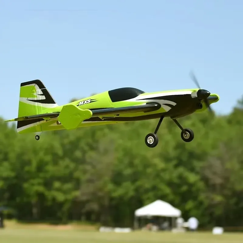 New Fms 3d 1100mm Mxs V2 Fixed Wing 30e Stunt Aircraft Electric Remote Control Model Airplane Model Children'S Toy Gift