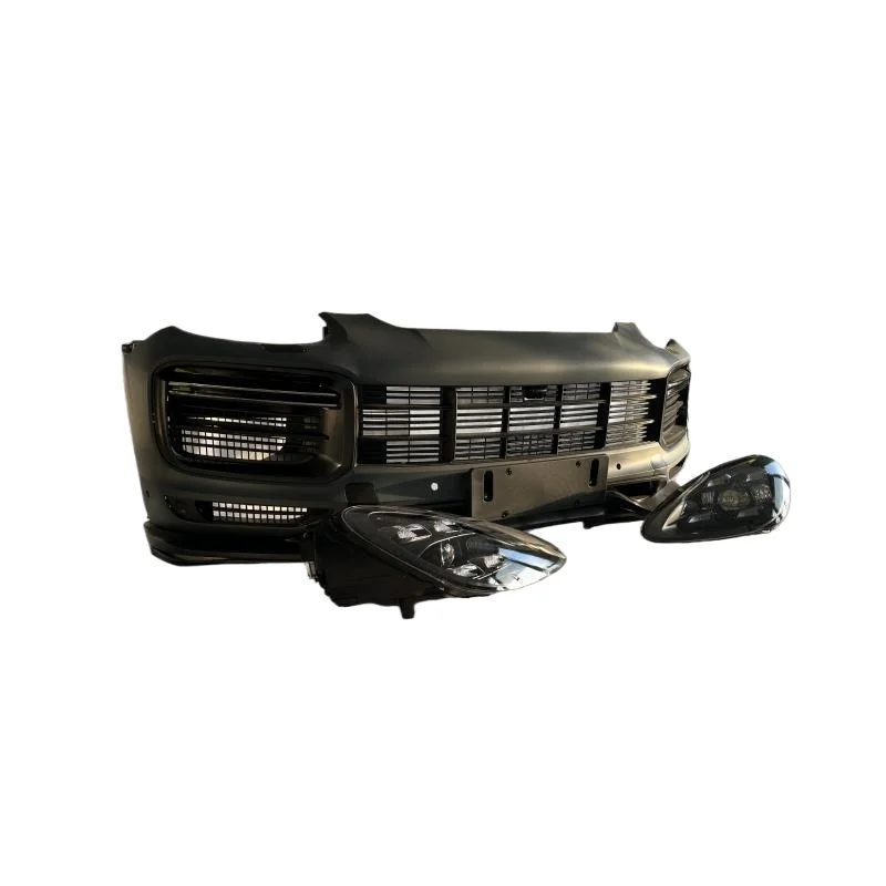 Hohe Qualität für Porsche Cayenne 958, modifizierte 9Y0 Turbo-LED mit Matrix-Scheinwerfern und Frontstoßstangen-Kit 2011–2014 Bodykit