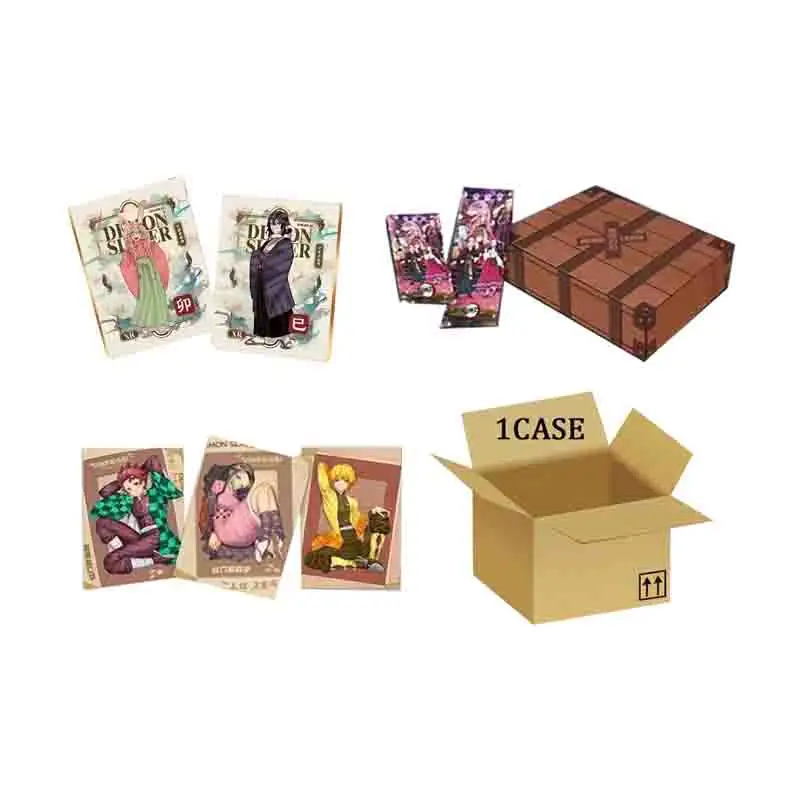 

Wholesales Demon Slayer Collection Cards Everlasting Bond Three-Dimensional Transparent Card Games For Children