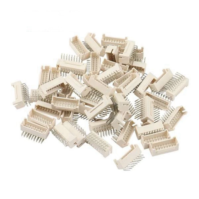 Miner Connector 100Pcs 2X9P Male Socket Straight Pin And 100Pcs 2X9P Male Socket Curved Pin For Asic Miner Antminer