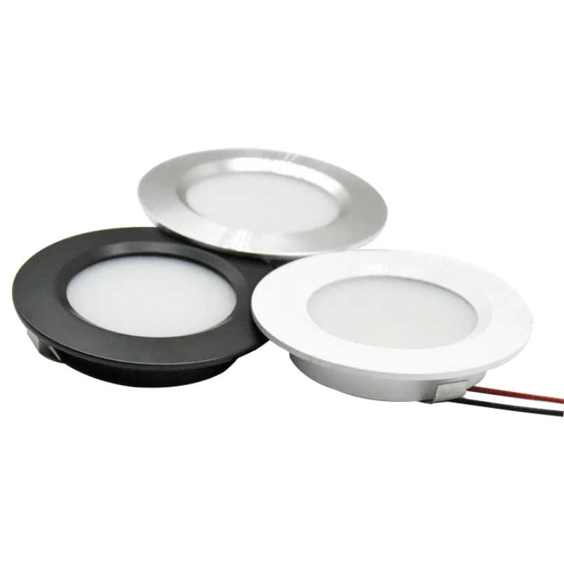 IP65 Stainless Steel 3W  DC 12V Mini LED Ceiling Spot Lighting Boat Downlight Slim 14mm