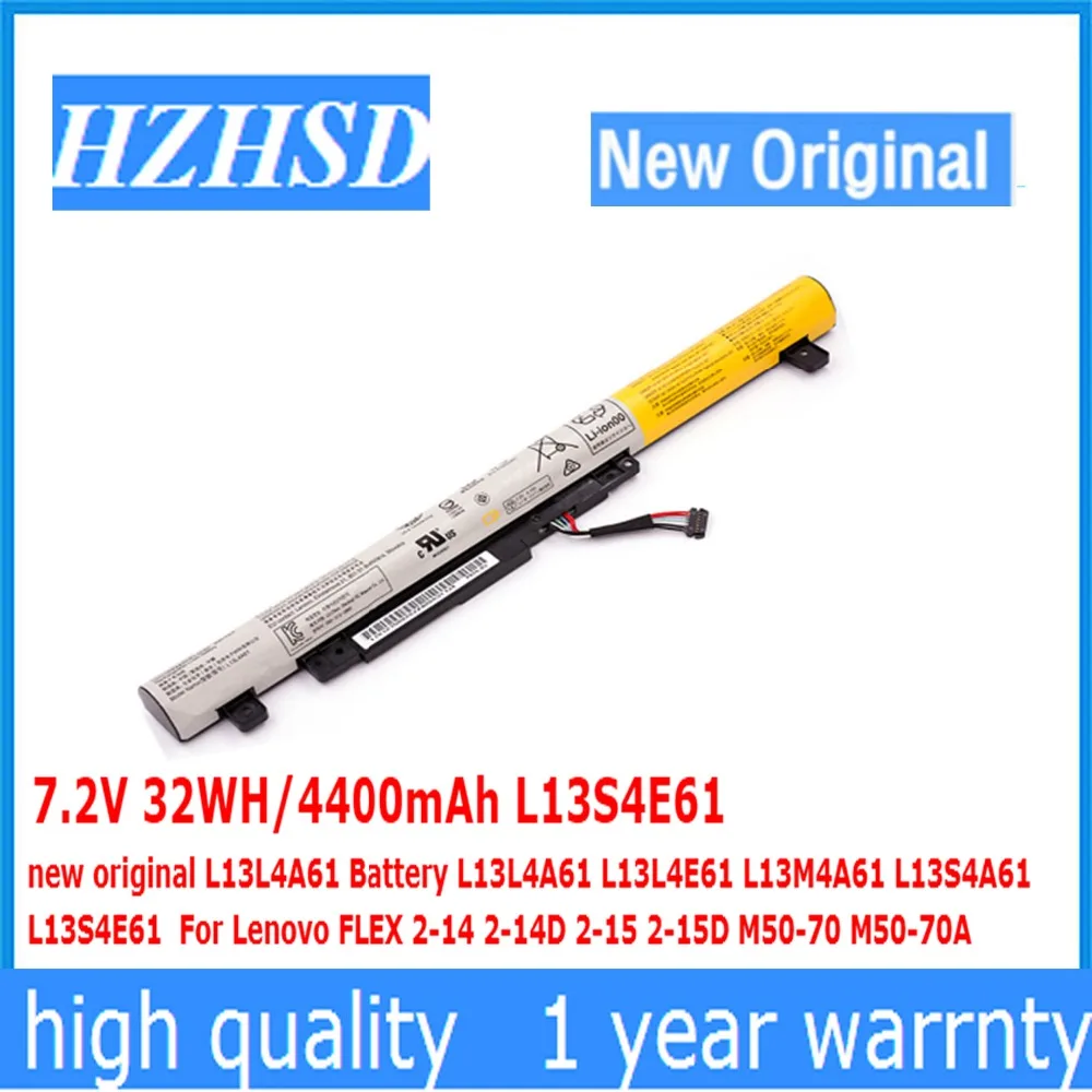 

7.2V 32WH/4400mAh L13S4E61 new original Battery L13L4A61 L13L4E61 L13M4A61 L13S4E61 For Lenovo FLEX 2-14 M50-70 M50-70A