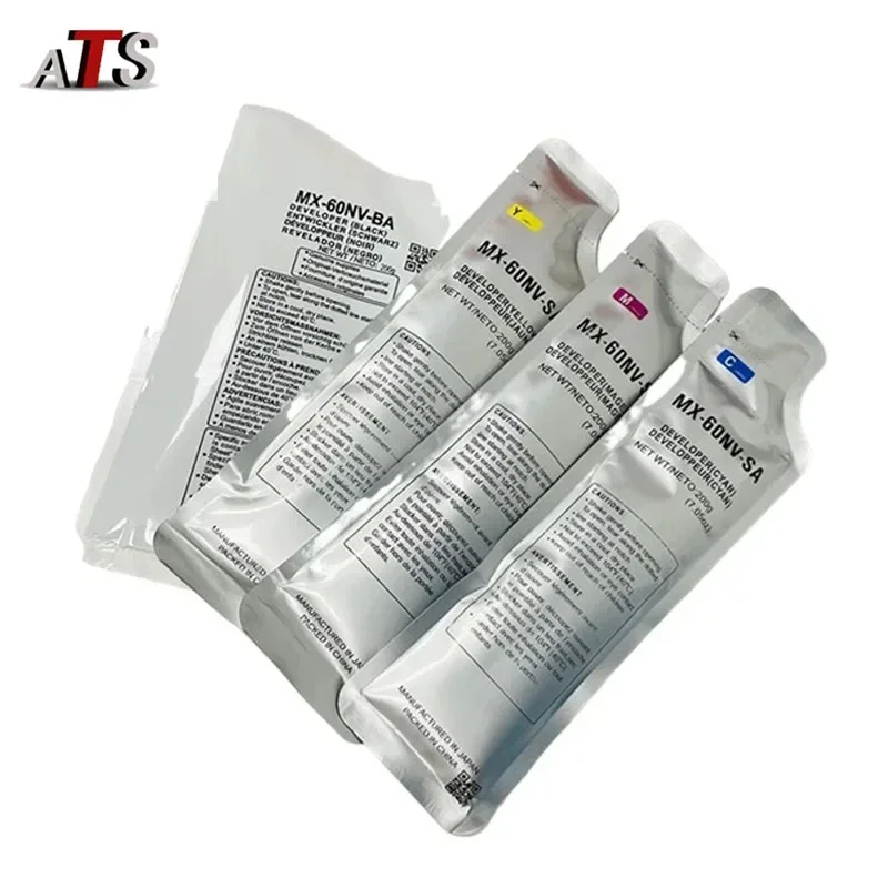 1PCS MX61 MX60 Developer Powder For Sharp MX3081 4081 5081 6081 2621 3121 MX3070 MX60NV MX61NV Copier Parts