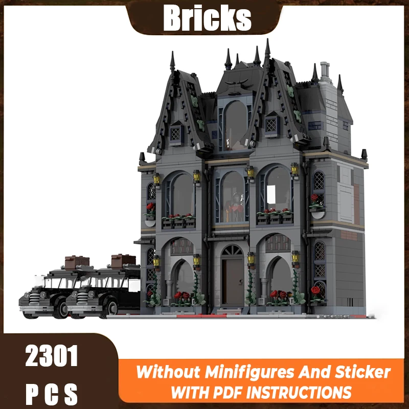 

Exquisite new product MOC building block model Morty's mansion modified version technology modular children's toy DIY assembly