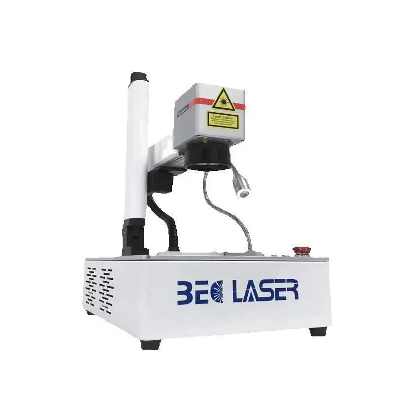 

3D мини-безопасная закрытая портативная волоконная лазерная маркировка 20 Вт 30 Вт закрытый лазерный гравировальный станок по металлу именные бирки для домашних животных для латуни