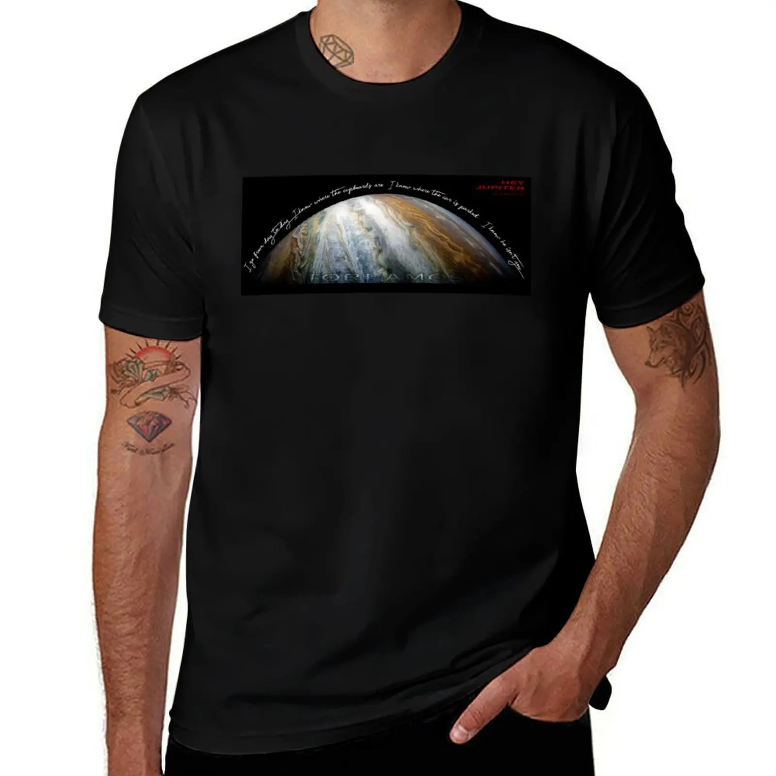 Tori Amos Hey Jupiter Dakota T-Shirt Simple Casual Short Sleeve Cotton T-Shirt